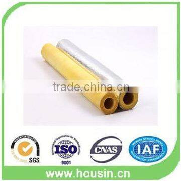 Glass wool pipe insulation cover aluminum foil