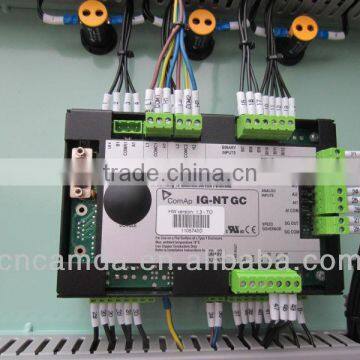 Camda control panel for generator with synchronizing control panel cabinet, generator control system