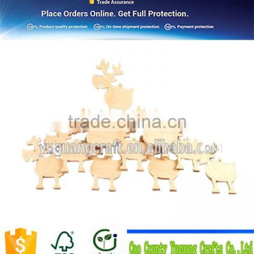 2016 OEM 10-Piece Wooden Christmas Reindeer For Home Decor Christmas Tree