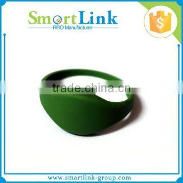 134.2Khz smart rfid chip soft PVC wristband/bracelet tag for access control