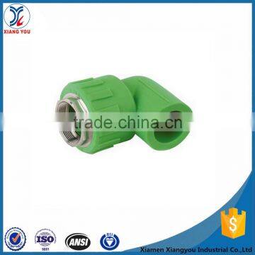 ppr 90 degree female elbow with aluminum thread