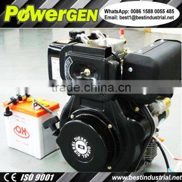 Best Price!!! POWERGEN 188F Single Cylinder 12HP Air Cooled Diesel Engine