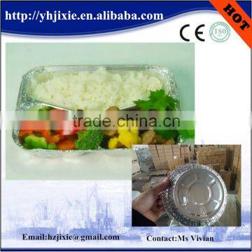 Disposable aluminium foil container for cake baking