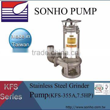 Taiwan Sonho pump , food waste grinder pump