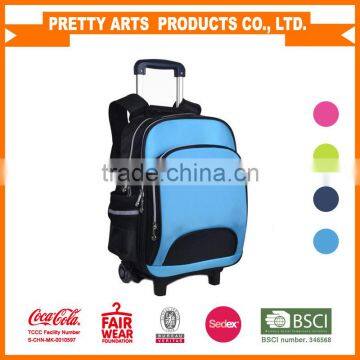 New design detachable kids trolley school bags