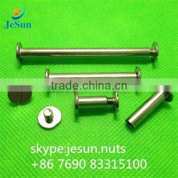 The Excellent Male and Female Screw Menu Book,book Binding Screw Made in China photo-5