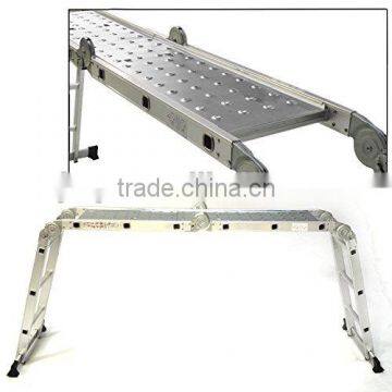 Scaffold Extendable Heavy Duty Multi Purpose Aluminum Ladder Folding Step Ladder photo-3