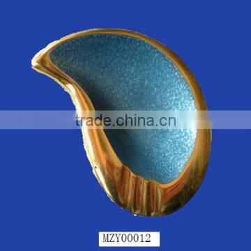 Promotional Ceramic Blue Ceramic Cigar Ashtray