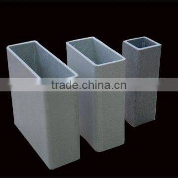 Anti-corrosion fiberglasss FRP gray square tube / square tube specifications