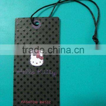 printed paper hang tag for garment