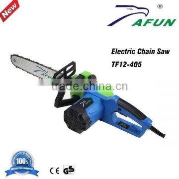 2017 new arrival powered electric chain saw with 405mm guide bar