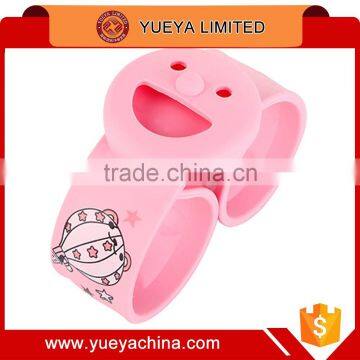 third generation smiling face bracelet mosquito repellent--pink