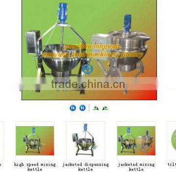 tilting jacketed kettle 300Liter capacity with automatic temperature control