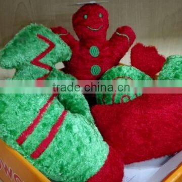 Plush and Squeaker Christmas Toys