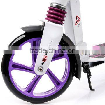 New Design 200 mm Big Wheels Adult Kick Scooter With Suspension photo-3