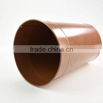 Free Samples Cheap Gold Powder Coated Finish Metal Europe Hotel Restaurant Table Flower Vase photo-2