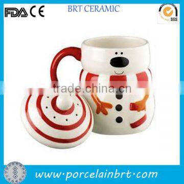 Ceramic snowman mug gift for christmas gift