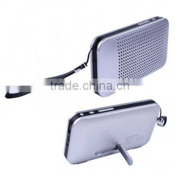Newest 2 in 1 Ultra Thin Portable Bluetooth Speaker Power Bank 5000mah photo-3