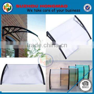 Clear Polycarbonate(PC) door ,window or balcony used awnings for sale