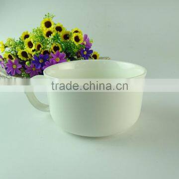 300ml unique shape White porcelain coffee cup and saucer in stocklot