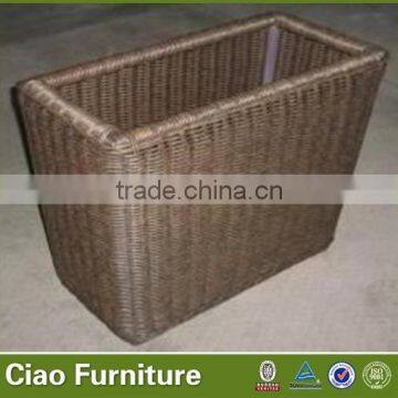 stackable bali garden pot rattan plastic rustic garden rattan pot