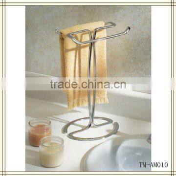 Hot sale wrought iron bathroom standing towel holder