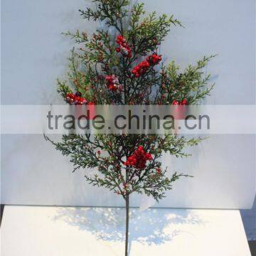 Home garden decorative 60cm Height artificial white hanging pine tree leaf branches ERSY11 2102