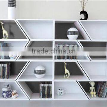 High-end Acylic Wall Cube Shelves yellow cube stones