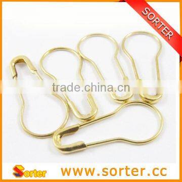 Metal Pear Shaped Safty Pin /metal Garment Safety Pin /Gold Handtag Pin photo-3