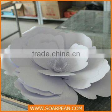 Shopping Mall Artificial Decorative White PVC Flower