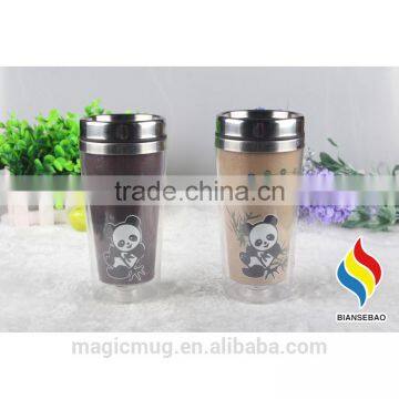 16 oz Color Changing Double Wall Stainless Steel Travel Mug photo-5