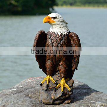 Wholesale Home Decor High Quality Fiberglass Eagle Animal Resin Sculptures photo-2