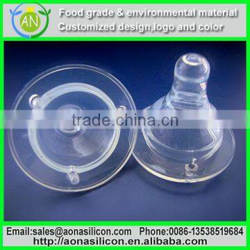 Realistic Transparent Molding Silicone Baby Nipple For Feeding Baby photo-5