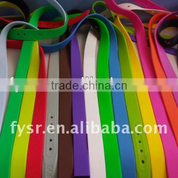 fashion silicone custom belt