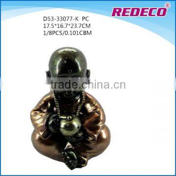 Resin little buddha statues