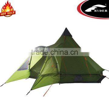 4 Person Waterproof Large Family Camping Luxury Glamping Bell Tent