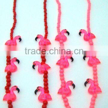 Flamingo light up necklace