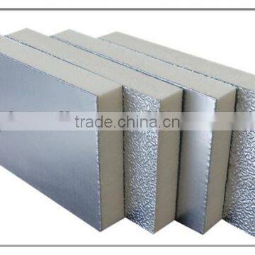 Smooth surface aluminum foil compound PU air duct panel