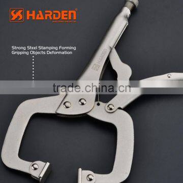 Professional C-Clamp Lock Grip Pliers With Swivel Pads photo-2