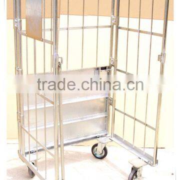 Powder Coated Folding Roll Container For South Koera And Japan