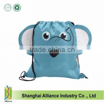 Cartoon Animal Shape Wholesale Customized Drawstring Bag,Cheap Drawstring Backpack photo-2