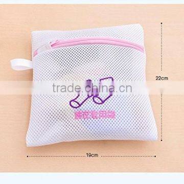 OEM Factory Promotional Fashional Foldable Durable Zipper Mesh Delicates Laundry Wash Bag photo-2