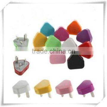 Cheap price colorful USB to socket wall charger