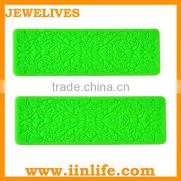 China manufacturer cake lace horse silicone fondant mould