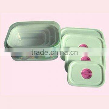 4Pcs Plastic Microwave Container photo-2