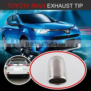 auto tuning stainless muffler tip in exhaust pipe for TOYOTA RAV4