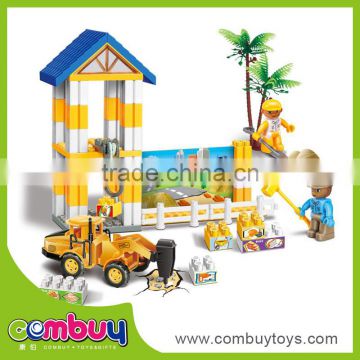 High quality children diy construction large plastic blocks toys