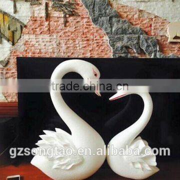 Indoor Concret Decorative Molds Swan Statue photo-2