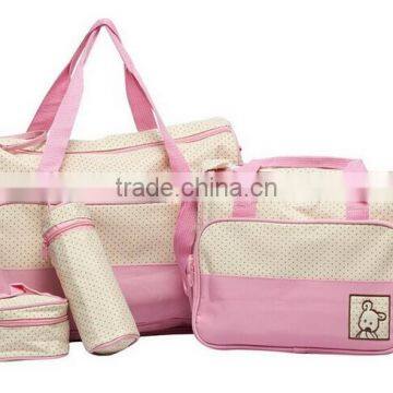 5PCs Baby Nappy Changing Bag Set photo-3