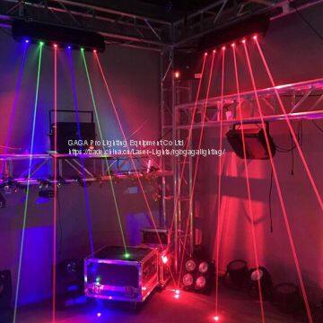 6heads Fat Beam Cool Disco RGB Laser Array photo-3